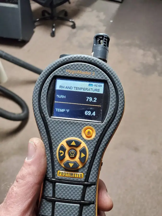 Moisture meter humidity assessment for Mold Remediation & Removal in River Rouge